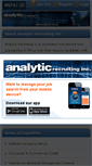 Mobile Screenshot of analyticrecruiting.com